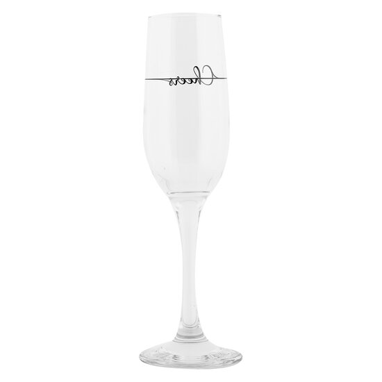 Clayre & Eef | Champagneglas Transparant 200 ml | 6GL5197