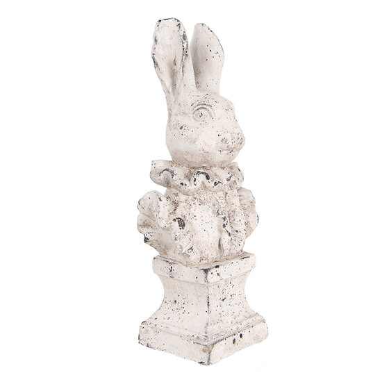 Clayre & Eef | Decoratie Beeld Konijn Beige 11x8x24 cm | 6TE0563
