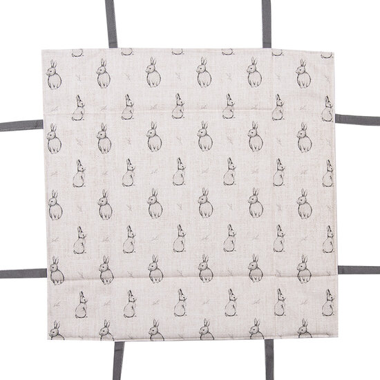 Clayre & Eef | Broodmand Beige Grijs 35x35x8 cm | BNS47
