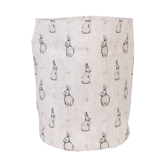 Clayre & Eef | Broodmandje Beige Grijs ø 15x16 cm | BNS50