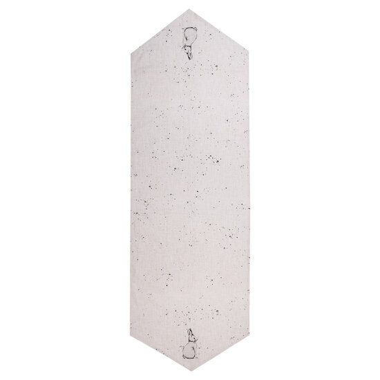 Clayre & Eef | Tafelloper Beige Grijs 50x160 cm | BNS65
