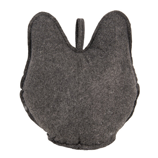 Clayre & Eef | Decoratie Kat Grijs 20x14x22 cm | TW0619