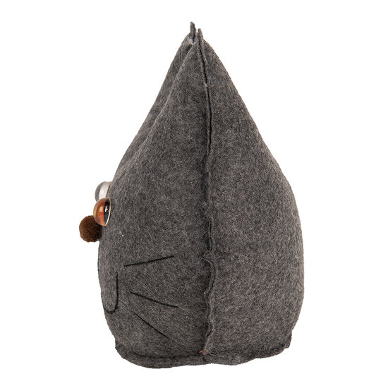 Clayre & Eef | Decoratie Kat Grijs 20x14x22 cm | TW0619