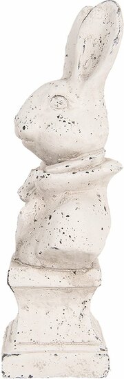 Clayre & Eef | Decoratie Beeld Konijn Beige 11x8x24 cm | 6TE0562