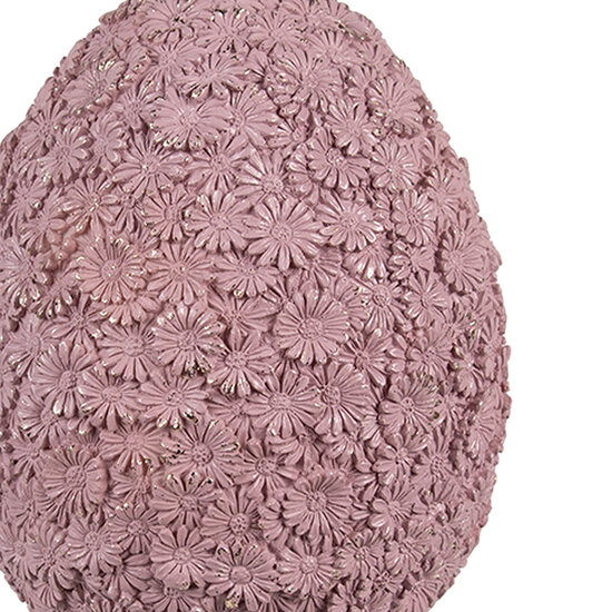 Clayre & Eef | Decoratie Beeld Ei Roze Bruin ø 13x28 cm | 6PR5154