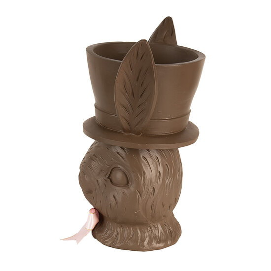 Clayre & Eef | Decoratie Konijn Bruin Roze 21x15x26 cm | 6PR5206