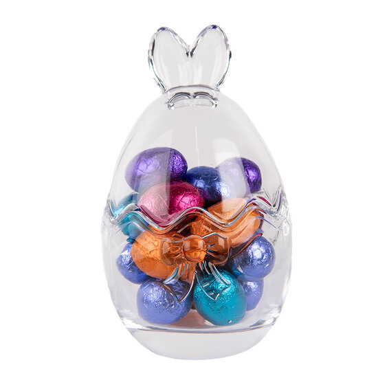 Clayre & Eef | Voorraadpot Deksel Transparant ø 8x14 cm | 6GL4922