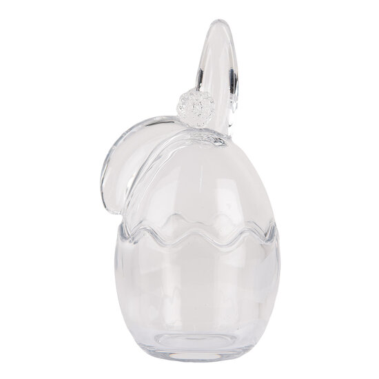Clayre & Eef | Voorraadpot Deksel Transparant 9x8x17 cm | 6GL4924