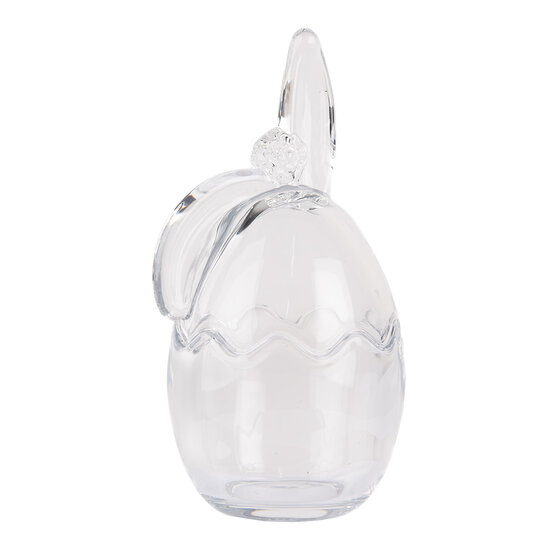 Clayre & Eef | Voorraadpot Deksel Transparant 9x8x17 cm | 6GL4924