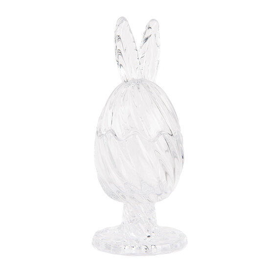 Clayre & Eef | Voorraadpot Deksel Transparant ø 9x22 cm | 6GL4926
