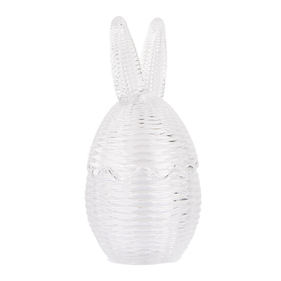 Clayre & Eef | Voorraadpot Deksel Transparant ø 8x17 cm | 6GL4947