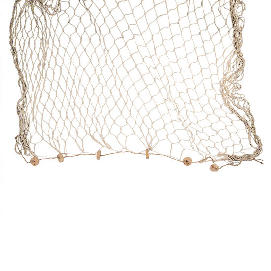 Clayre & Eef | Decoratie visnet Beige 200x400 cm | 66072