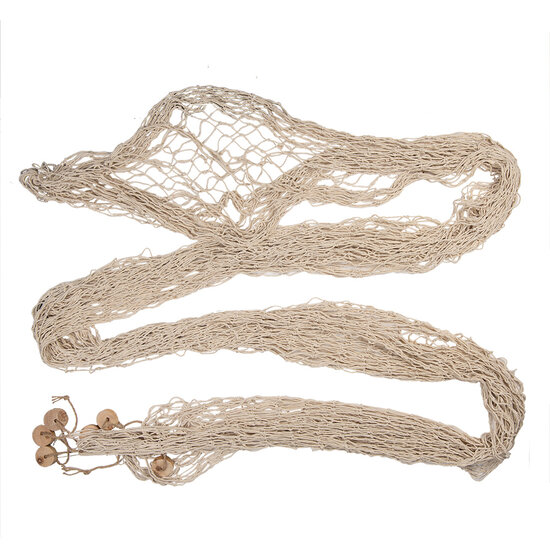 Clayre & Eef | Decoratie visnet Beige 200x400 cm | 66072