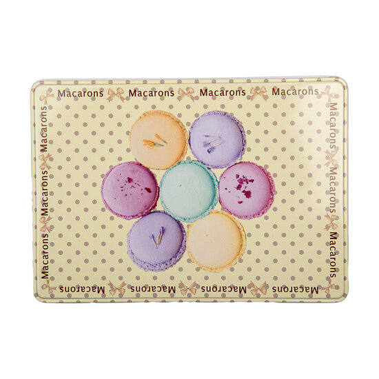 Clayre &amp; Eef | Opbergdoos set van 3 Geel Roze 26x19x9 / 21x16x8 / 14x10x7 cm | 6BL0150