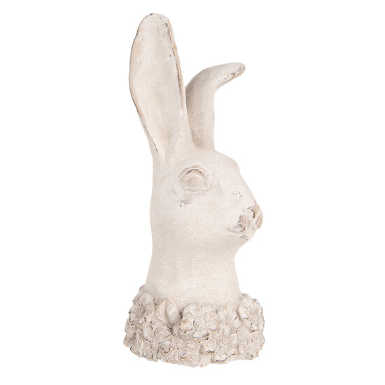 Clayre &amp; Eef | Decoratie Beeld Konijn Beige 12x10x24 cm | 6TE0557