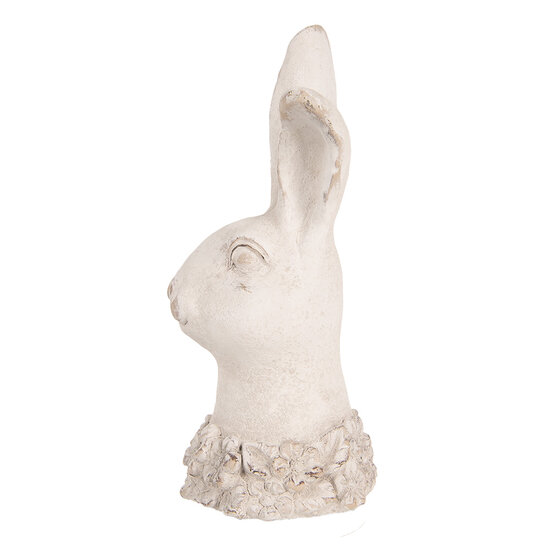 Clayre &amp; Eef | Decoratie Beeld Konijn Beige 12x10x24 cm | 6TE0557