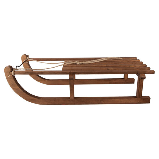 Clayre &amp; Eef | Decoratie Slee Bruin 80x37x20 cm | 5H0718