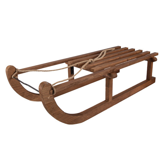 Clayre &amp; Eef | Decoratie Slee Bruin 80x37x20 cm | 5H0718