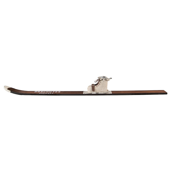 Clayre & Eef | Decoratie ski met schoen Bruin Beige 7x15x140 cm | 5H0723
