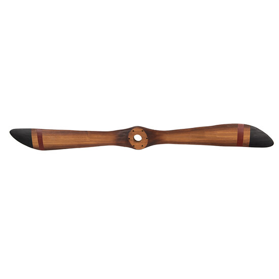 Clayre & Eef | Decoratie Propeller Bruin Zwart 12x3x120 cm | 5H0725