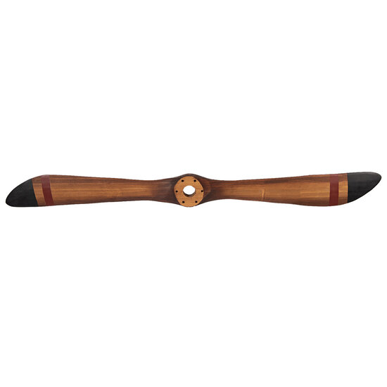 Clayre & Eef | Decoratie Propeller Bruin Zwart 12x3x120 cm | 5H0725