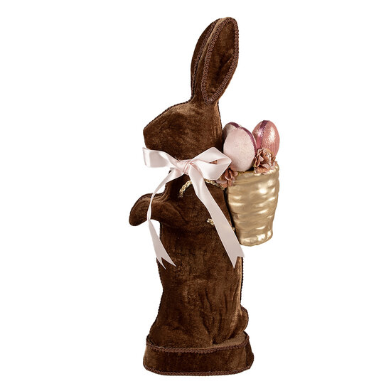 Clayre & Eef | Decoratie Beeld Konijn Bruin 22x9x52 cm | 65917
