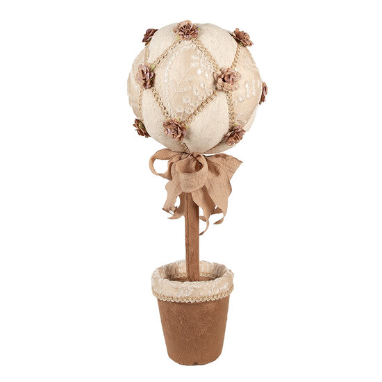 Clayre & Eef | Decoratie bloemen Beige ø 20x50 cm | 65951