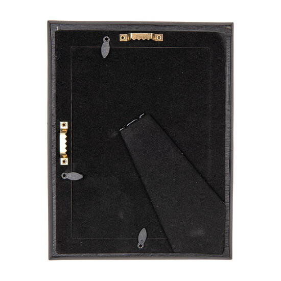 Clayre & Eef | Fotolijst Zwart Goudkleurig 18x2x23 cm / 13x18 cm | 2F1205