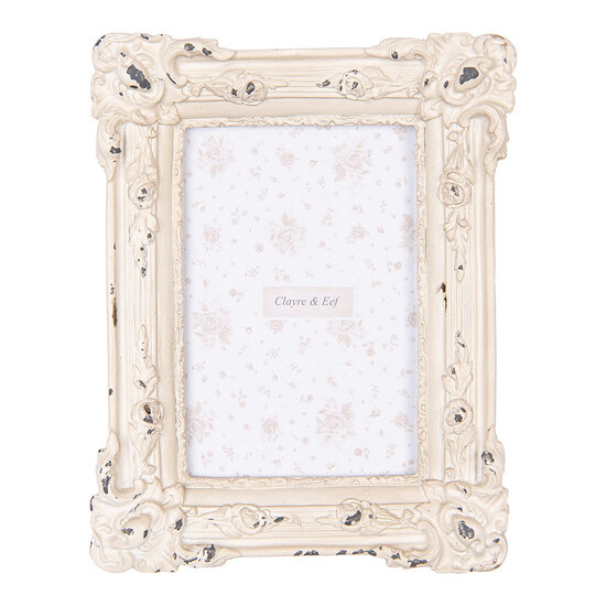 Clayre & Eef | Fotolijst Beige 17x3x21 cm / 10x15 cm | 2F1215