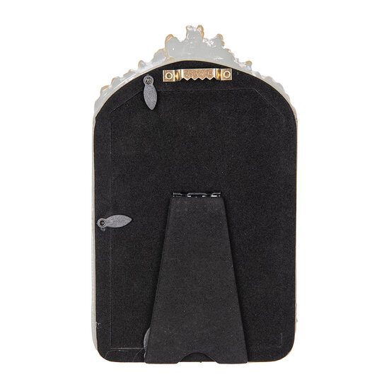 Clayre &amp; Eef | Fotolijst Grijs Goudkleurig 13x2x21 cm / 10x15 cm | 2F1220