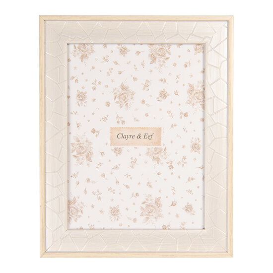 Clayre & Eef | Fotolijst Grijs Beige 18x2x23 cm / 13x18 cm | 2F1227M