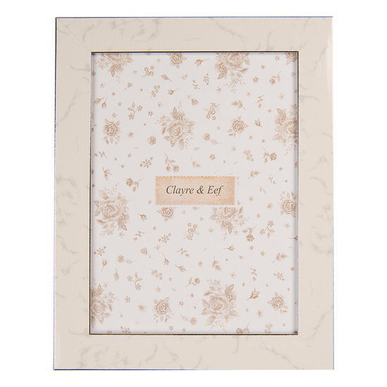 Clayre & Eef | Fotolijst Grijs Beige 17x2x22 cm / 13x18 cm | 2F1233M