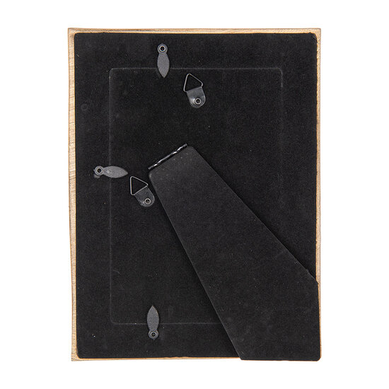 Clayre & Eef | Fotolijst Goudkleurig Wit 15x2x20 cm / 10x15 cm | 2F1255