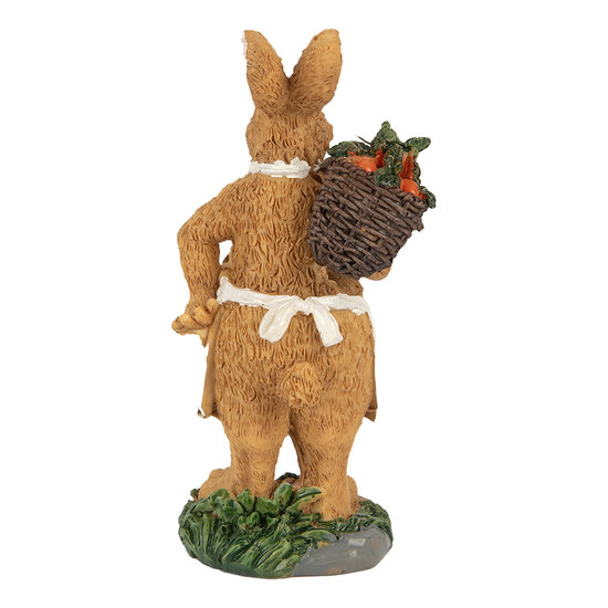 Clayre &amp; Eef | Decoratie Konijn Bruin Wit 5x5x13 cm | 6PR5720