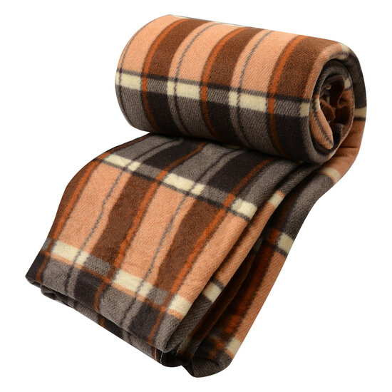 Clayre &amp; Eef | Plaid Beige Bruin 180x200 cm | KT060.153