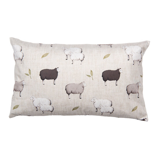 Clayre & Eef | Kussenhoes Beige Bruin 30x50 cm | NSF36