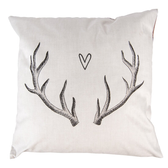 Clayre & Eef | Kussenhoes Beige Bruin 45x45 cm | NWV20-1