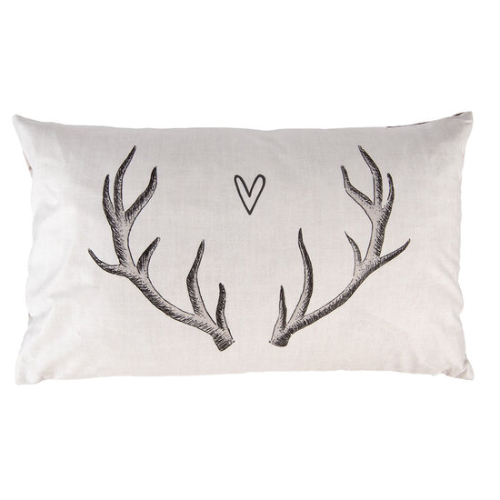 Clayre & Eef | Kussenhoes Beige Bruin 30x50 cm | NWV36-5
