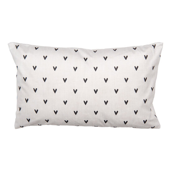 Clayre & Eef | Kussenhoes Beige Grijs 30x50 cm | RUB36