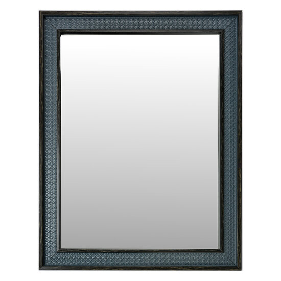 Clayre & Eef | Wandspiegel Grijs Blauw 36x2x46 cm | 62S323