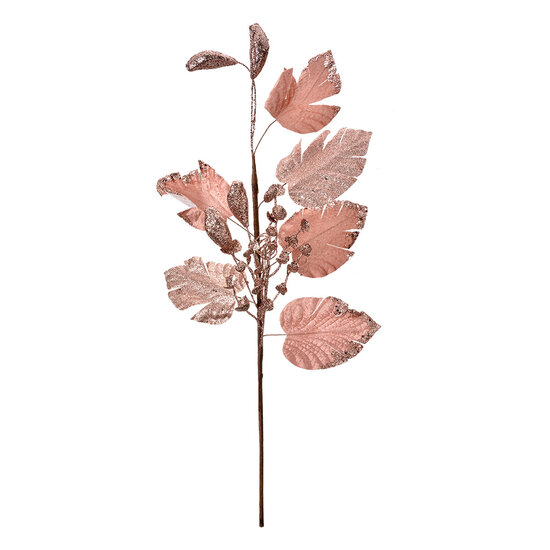 Clayre & Eef | Kerstdecoratie Bloem Roze 23x6x64 cm | 66128