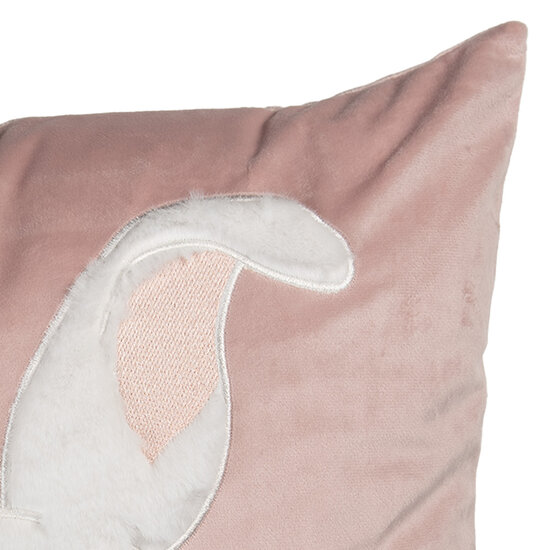 Clayre & Eef | Kussenhoes Roze Wit 45x45 cm | KT021.399