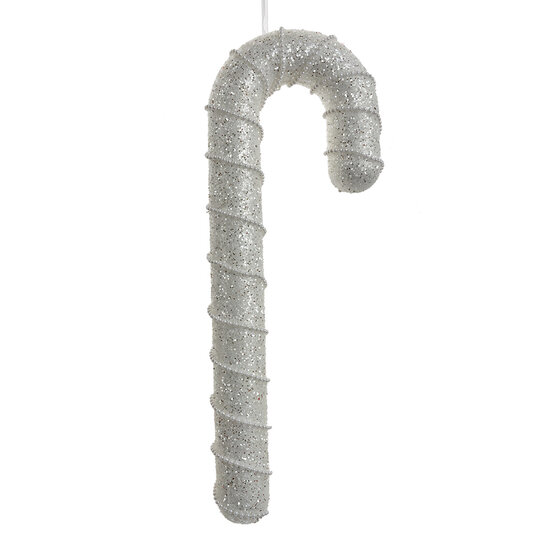 Clayre & Eef | Decoratie hanger Zuurstok Wit 12x4x33 cm | 66184