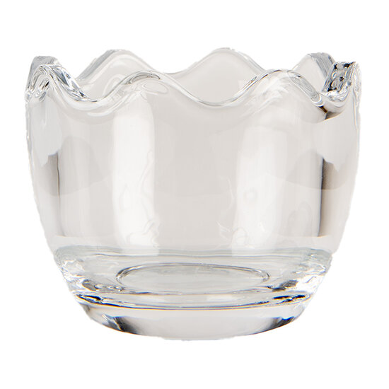 Clayre & Eef | Voorraadpot Deksel Transparant 6x6x12 cm | 6GL4950
