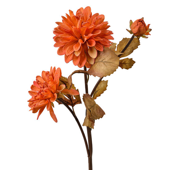 Clayre &amp; Eef | Kunstbloem Oranje Bruin 10x10x66 cm | 6PL0387O