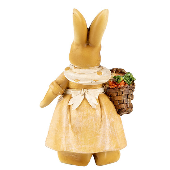 Clayre & Eef | Decoratie Konijn Bruin Beige 7x6x13 cm | 6PR5235