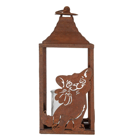 Clayre & Eef | Lantaarn Bruin 15x15x37 cm | 6Y5776