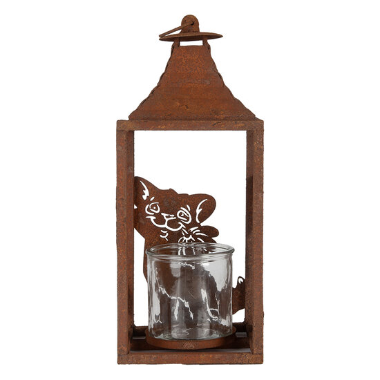 Clayre & Eef | Lantaarn Bruin 15x15x37 cm | 6Y5776