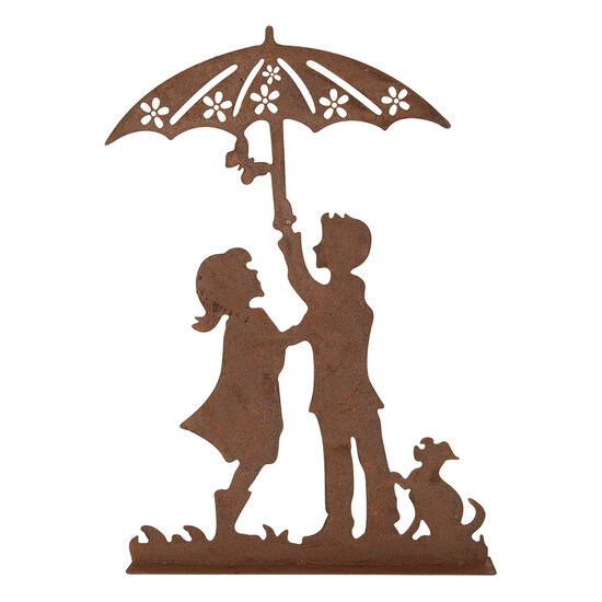 Clayre & Eef | Decoratie Kinderen Bruin 21x5x31 cm | 6Y5781