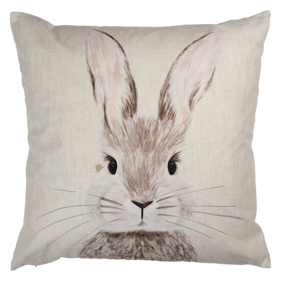 Clayre & Eef | Kussenhoes Beige Bruin 45x45 cm | KT021.422